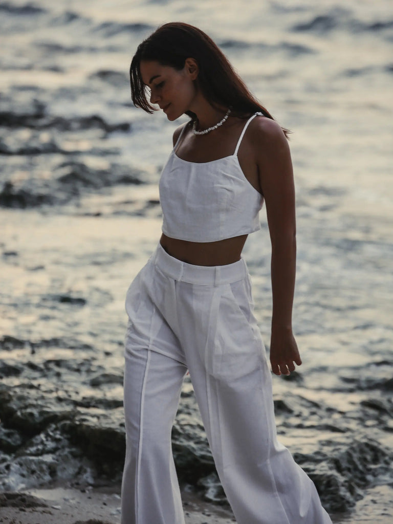 Pera Pants - White by The Handloom The Handloom