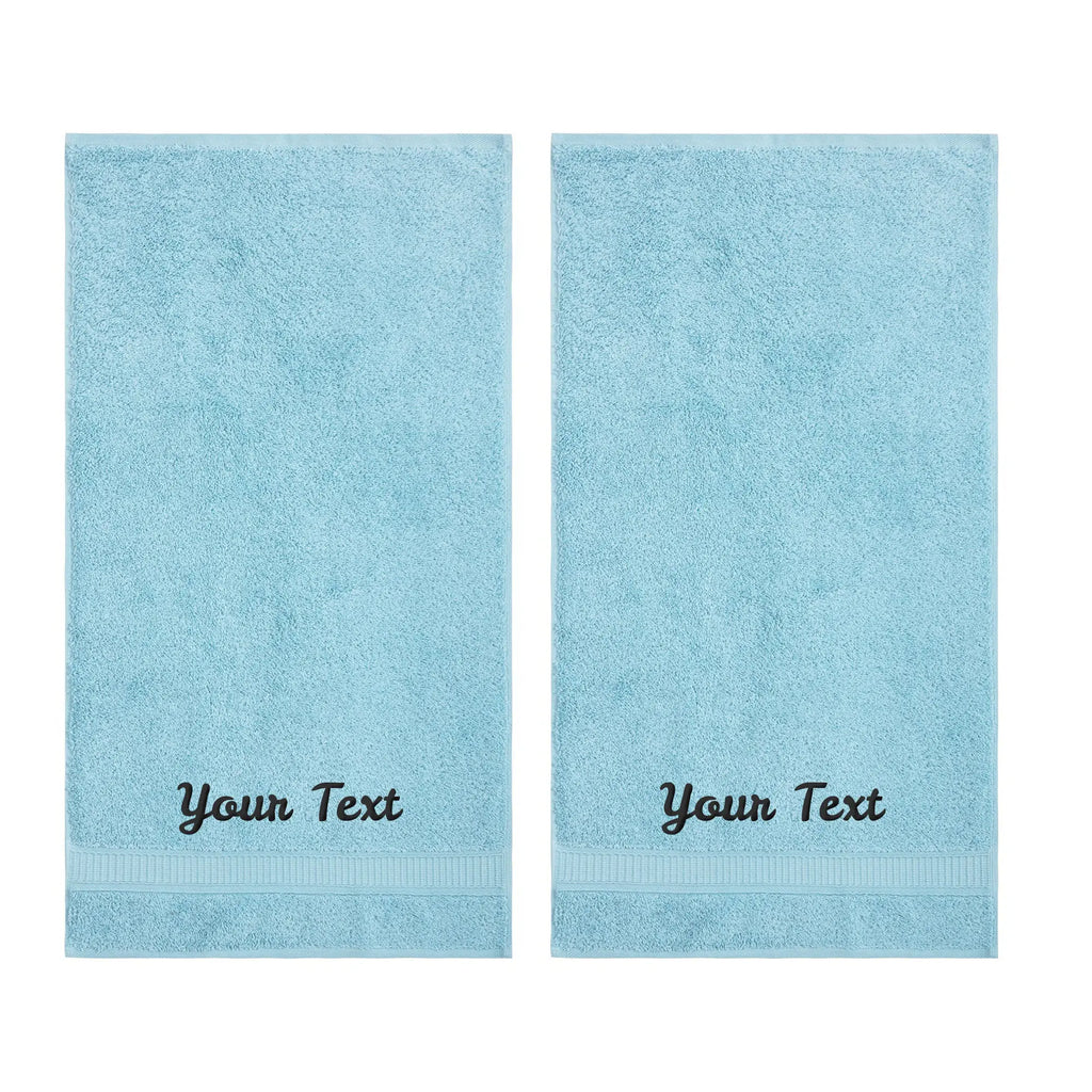 Personalized Towels, Hotel & Spa Quality, Super Soft, Highly Absorbent, 100% Turkish Genuine Cotton Monogrammed Towel by La'Hammam La'Hammam