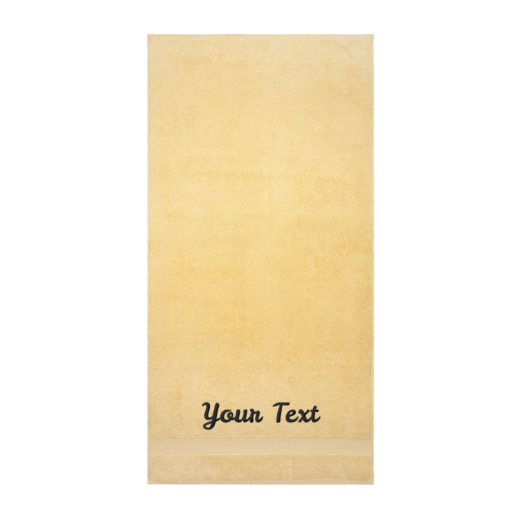 Personalized Towels, Hotel & Spa Quality, Super Soft, Highly Absorbent, 100% Turkish Genuine Cotton Monogrammed Towel by La'Hammam La'Hammam