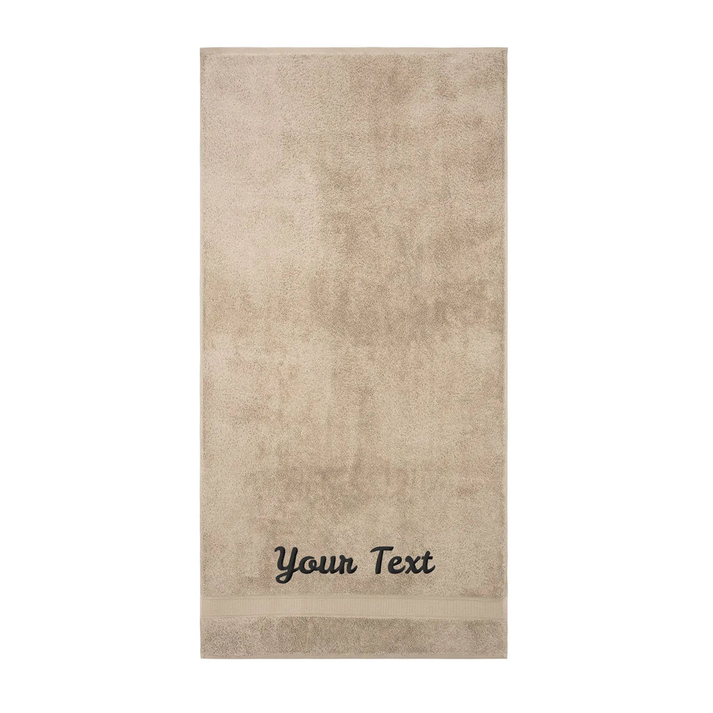 Personalized Towels, Hotel & Spa Quality, Super Soft, Highly Absorbent, 100% Turkish Genuine Cotton Monogrammed Towel by La'Hammam La'Hammam