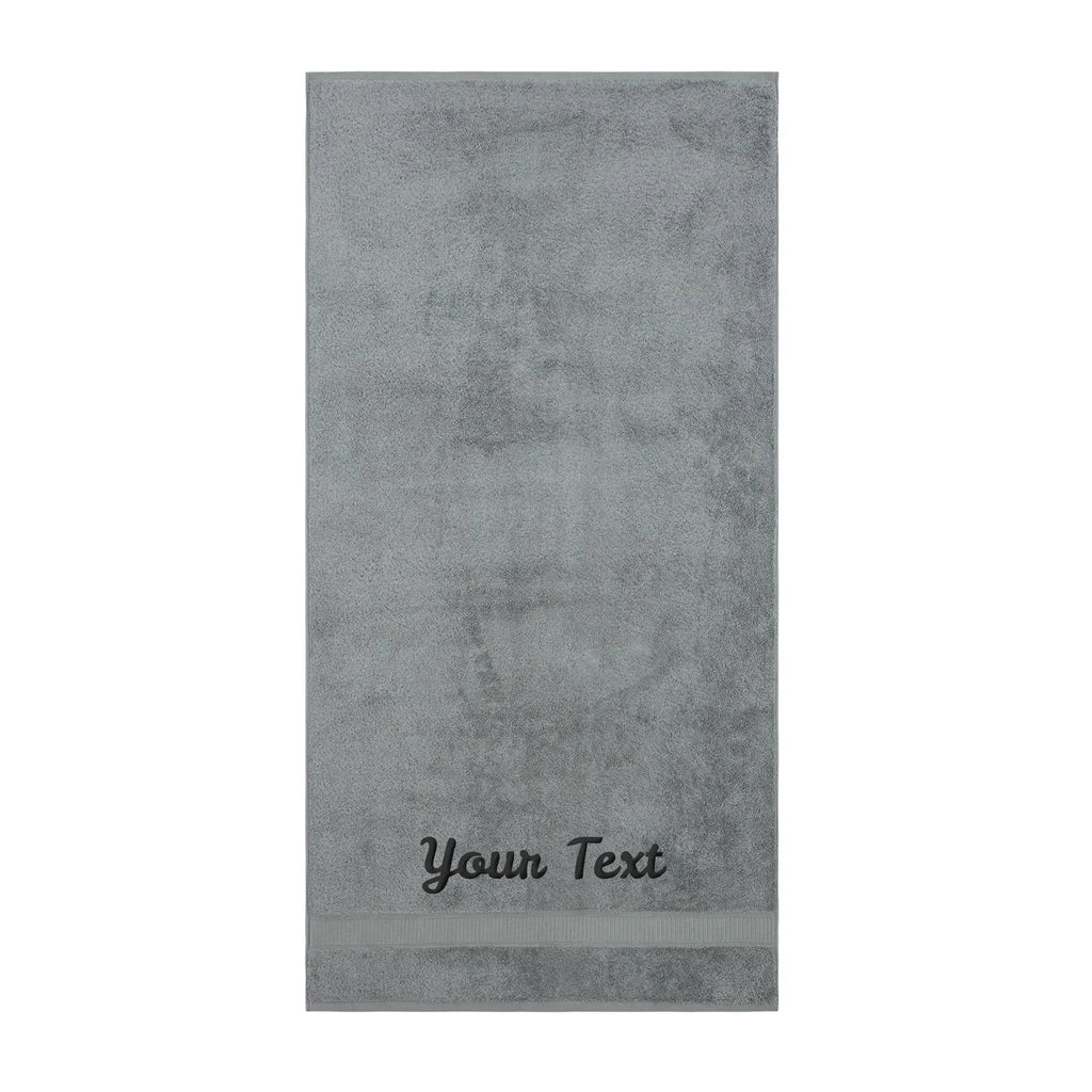 Personalized Towels, Hotel & Spa Quality, Super Soft, Highly Absorbent, 100% Turkish Genuine Cotton Monogrammed Towel by La'Hammam La'Hammam