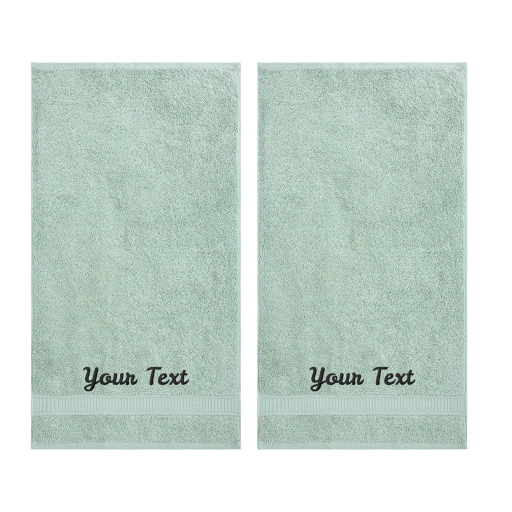 Personalized Towels, Hotel & Spa Quality, Super Soft, Highly Absorbent, 100% Turkish Genuine Cotton Monogrammed Towel by La'Hammam La'Hammam