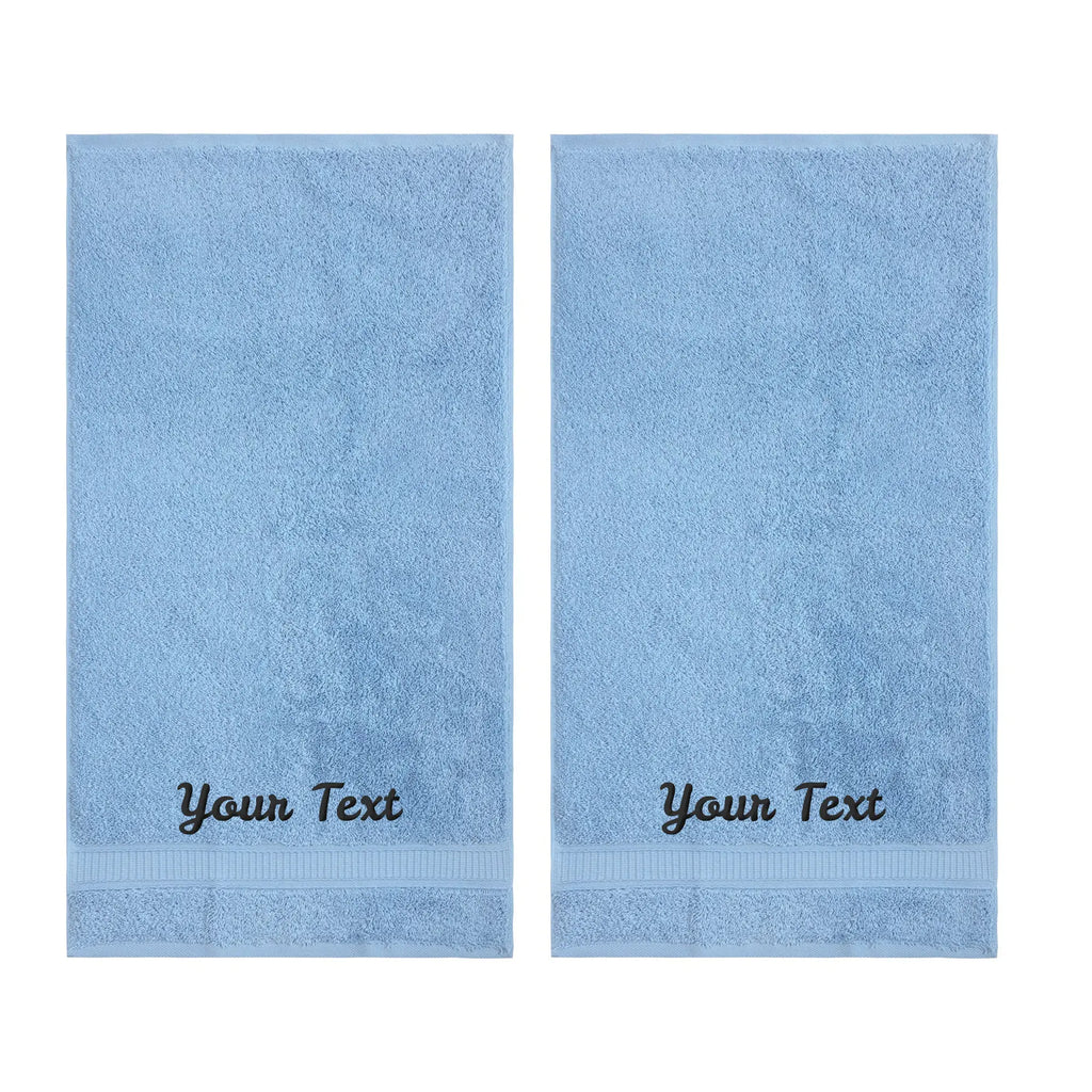 Personalized Towels, Hotel & Spa Quality, Super Soft, Highly Absorbent, 100% Turkish Genuine Cotton Monogrammed Towel by La'Hammam La'Hammam