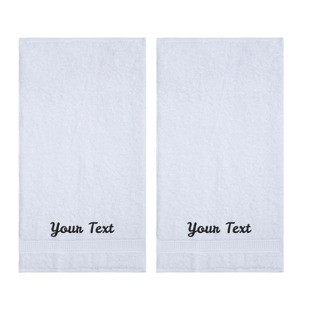 Personalized Towels, Hotel & Spa Quality, Super Soft, Highly Absorbent, 100% Turkish Genuine Cotton Monogrammed Towel by La'Hammam La'Hammam
