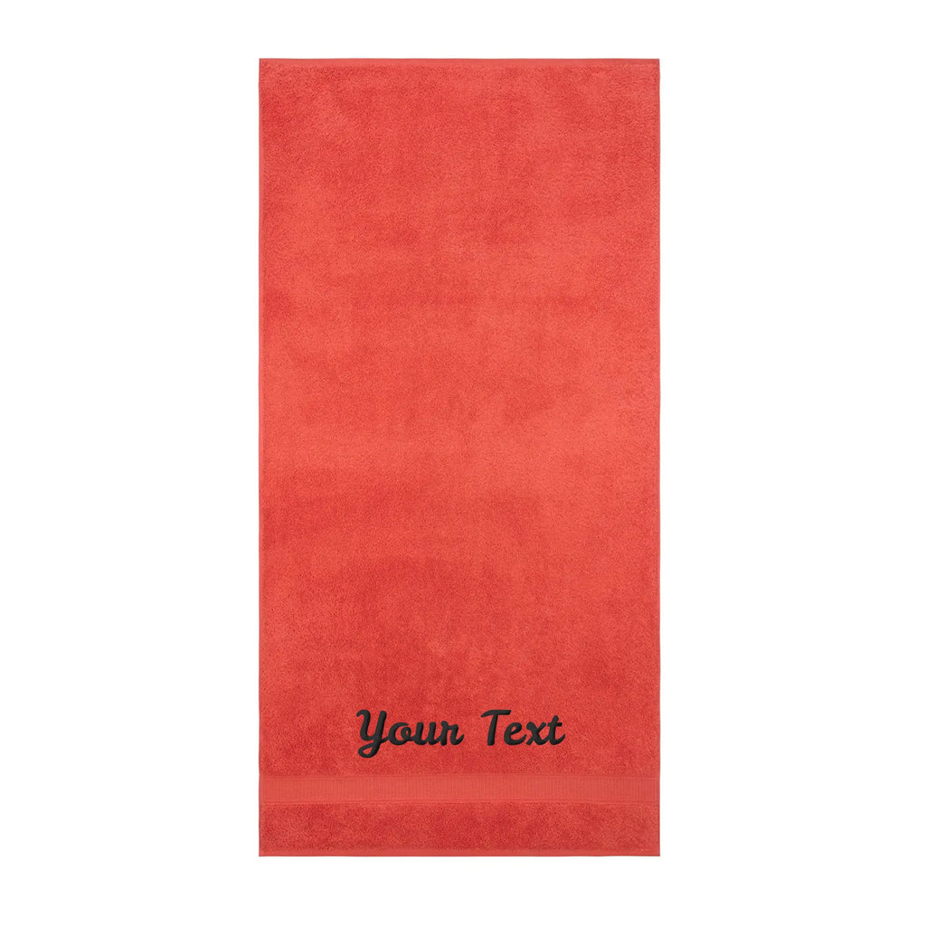 Personalized Towels, Hotel & Spa Quality, Super Soft, Highly Absorbent, 100% Turkish Genuine Cotton Monogrammed Towel by La'Hammam La'Hammam