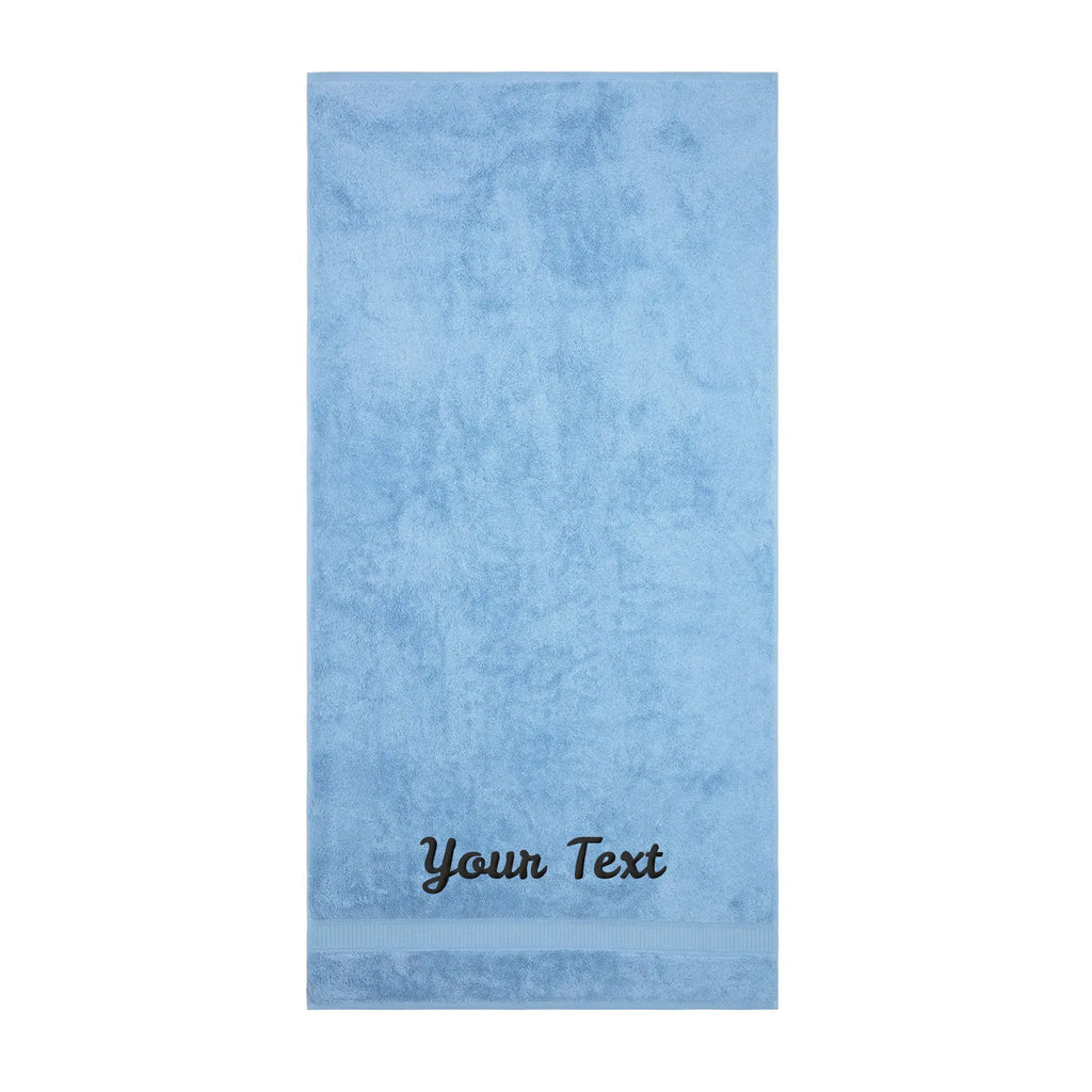 Personalized Towels, Hotel & Spa Quality, Super Soft, Highly Absorbent, 100% Turkish Genuine Cotton Monogrammed Towel by La'Hammam La'Hammam