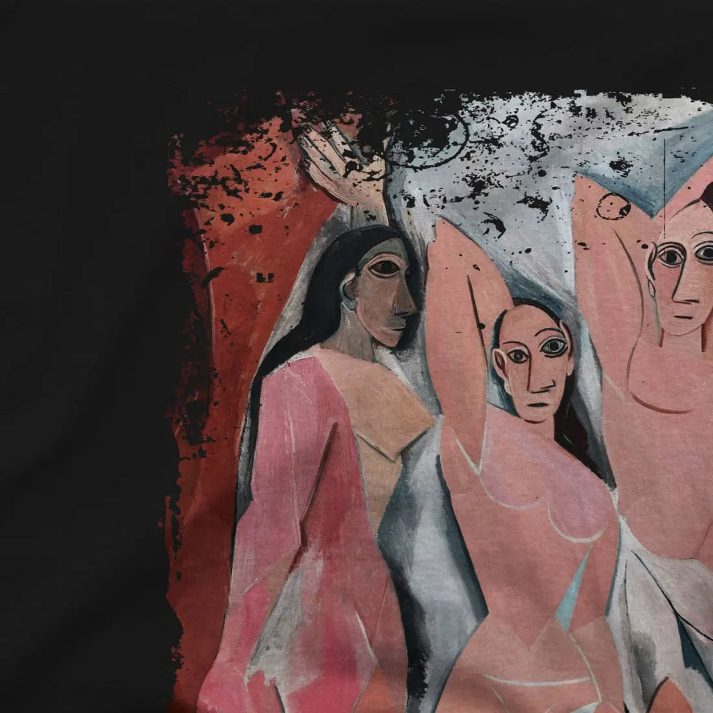 Picasso - Les Demoiselles d'Avignon, 1907 Artwork T-Shirt by Art-O-Rama Shop ART-O-RAMA-SHOP