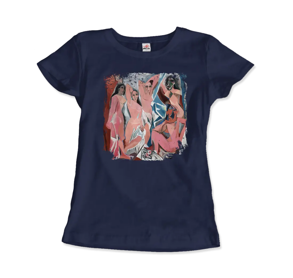 Picasso - Les Demoiselles d'Avignon, 1907 Artwork T-Shirt by Art-O-Rama Shop ART-O-RAMA-SHOP