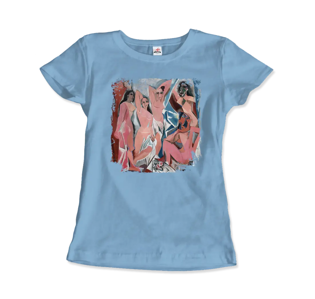 Picasso - Les Demoiselles d'Avignon, 1907 Artwork T-Shirt by Art-O-Rama Shop ART-O-RAMA-SHOP