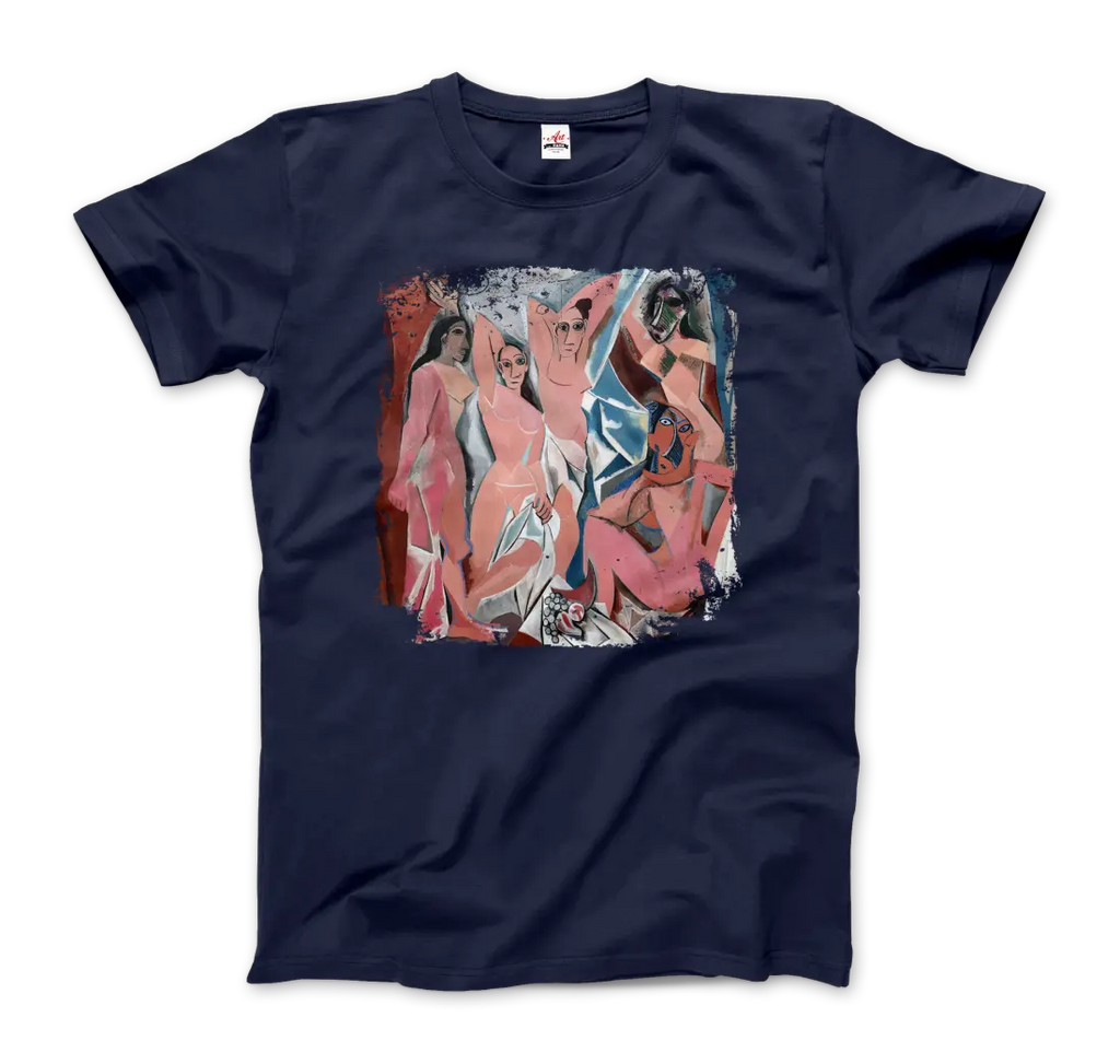 Picasso - Les Demoiselles d'Avignon, 1907 Artwork T-Shirt by Art-O-Rama Shop ART-O-RAMA-SHOP