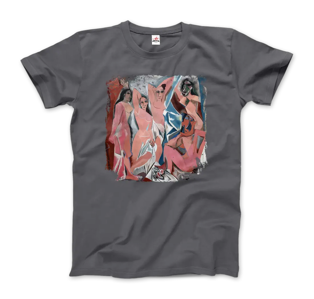 Picasso - Les Demoiselles d'Avignon, 1907 Artwork T-Shirt by Art-O-Rama Shop ART-O-RAMA-SHOP