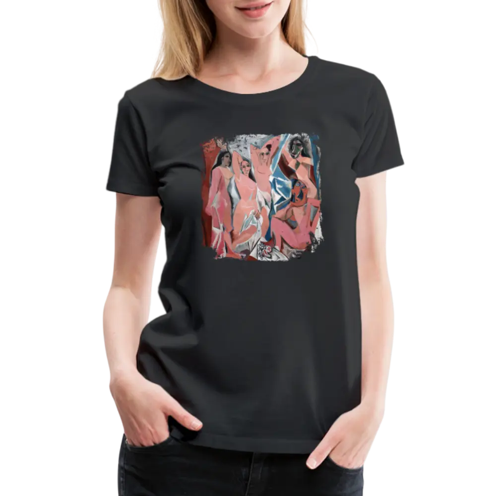 Picasso - Les Demoiselles d'Avignon, 1907 Artwork T-Shirt by Art-O-Rama Shop ART-O-RAMA-SHOP