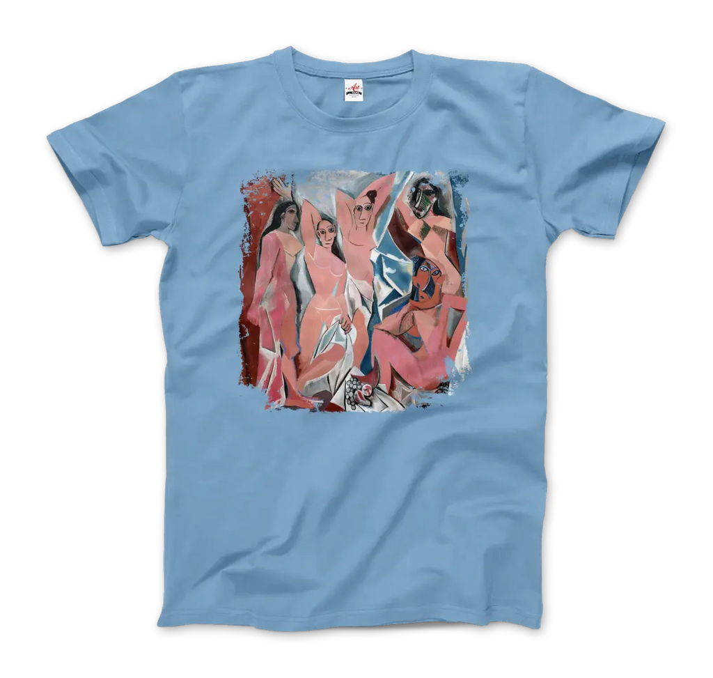 Picasso - Les Demoiselles d'Avignon, 1907 Artwork T-Shirt by Art-O-Rama Shop ART-O-RAMA-SHOP