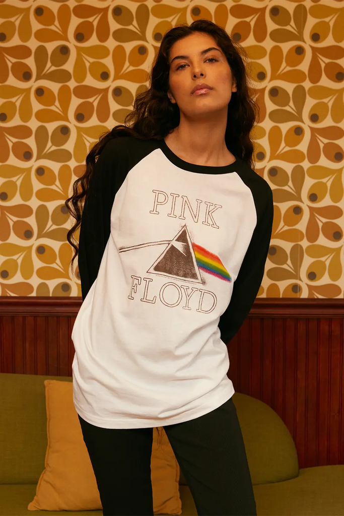 Pink Floyd Long Sleeve Baseball Tee by People of Leisure People of Leisure