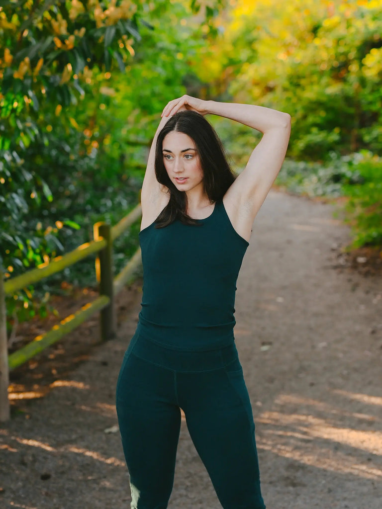 PlantTec™ Organic Compression Tank | Monstera by Happy Earth HAPPY EARTH