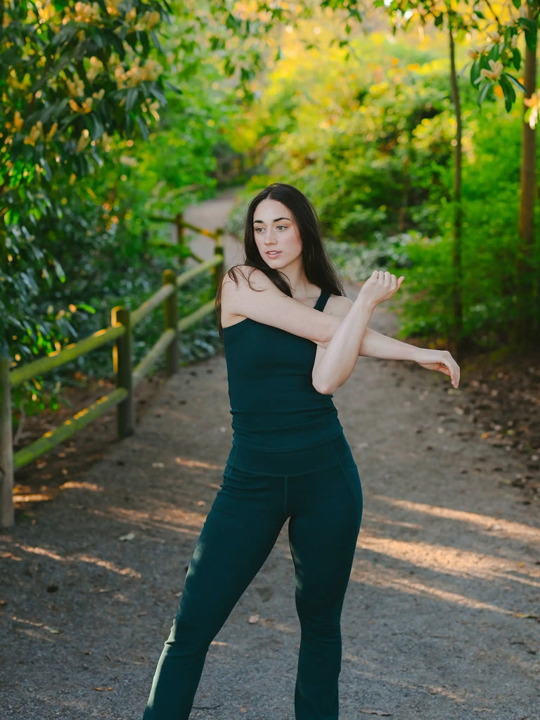 PlantTec™ Organic Compression Tank | Monstera by Happy Earth HAPPY EARTH