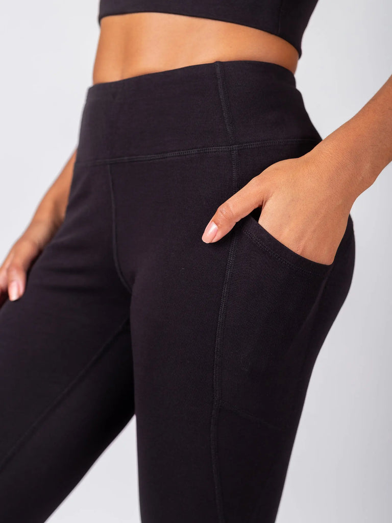 PlantTec™ Organic Crop/Petite Leggings | Eclipse by Happy Earth HAPPY EARTH