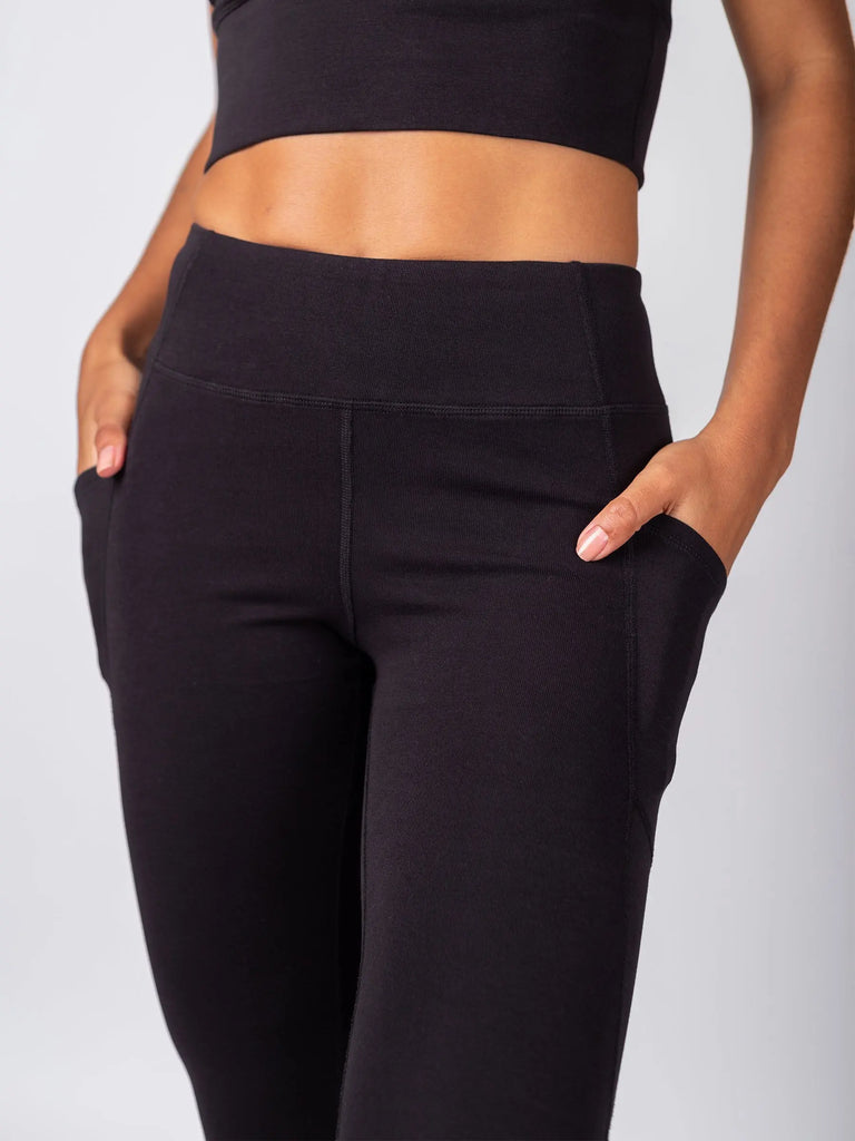 PlantTec™ Organic Crop/Petite Leggings | Eclipse by Happy Earth HAPPY EARTH
