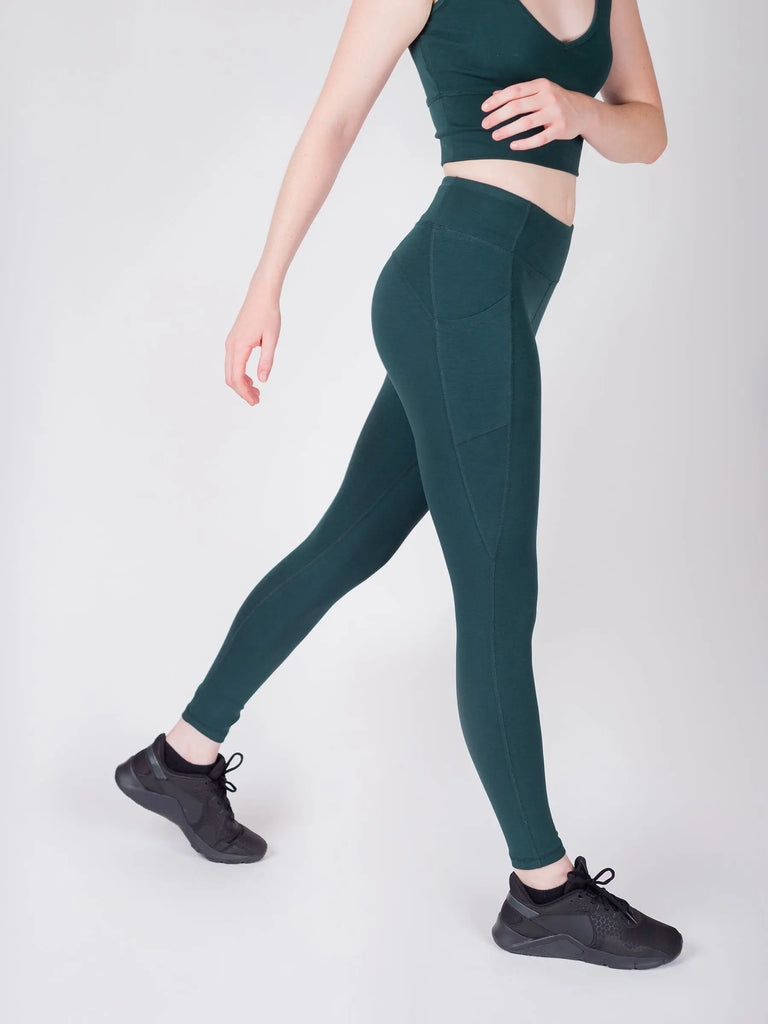 PlantTec™ Organic Leggings | Monstera by Happy Earth Happy Earth