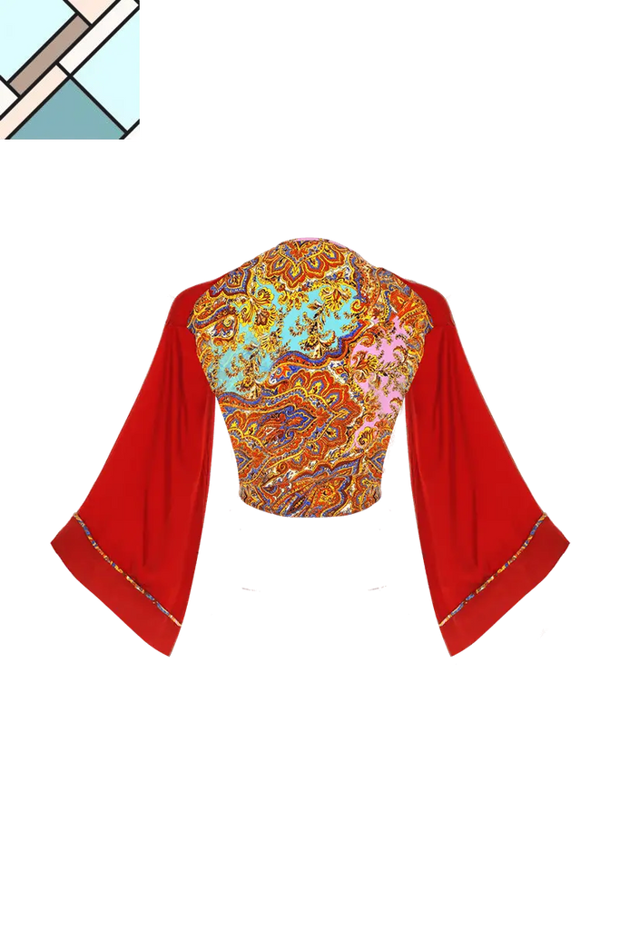 Poppy Tie Front Top MOVOM