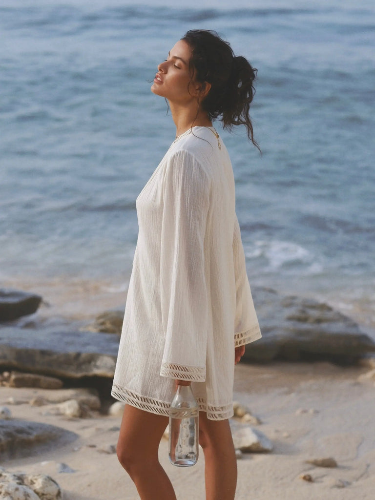 Positano Dress - Natural by The Handloom The Handloom