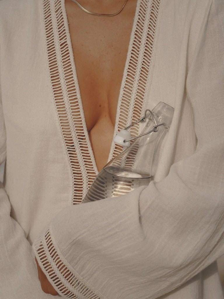 Positano Dress - Natural by The Handloom The Handloom