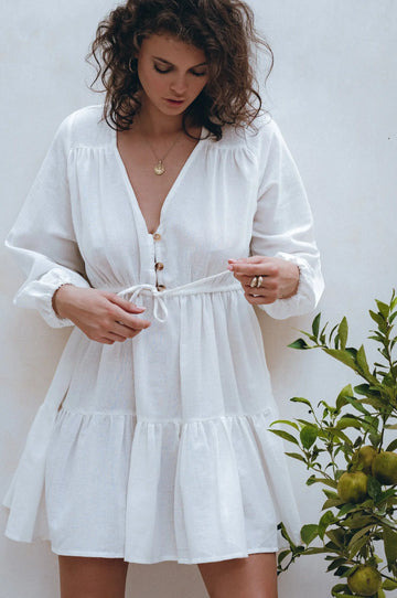 Positano Linen Mini Dress by Bali Lane Bali Lane