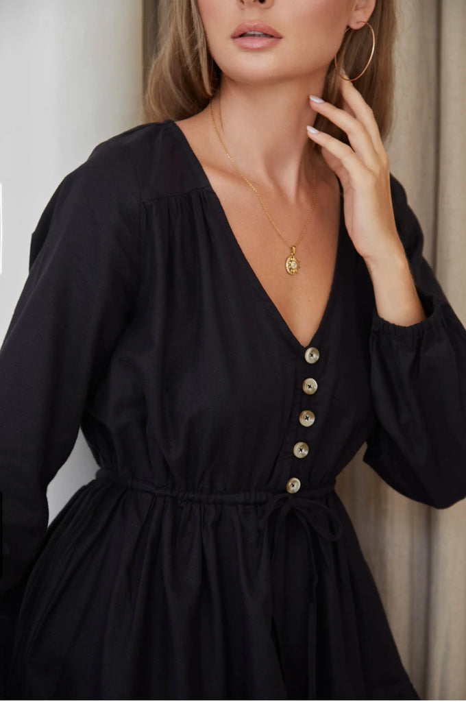 Positano Linen Mini Dress by Bali Lane Bali Lane