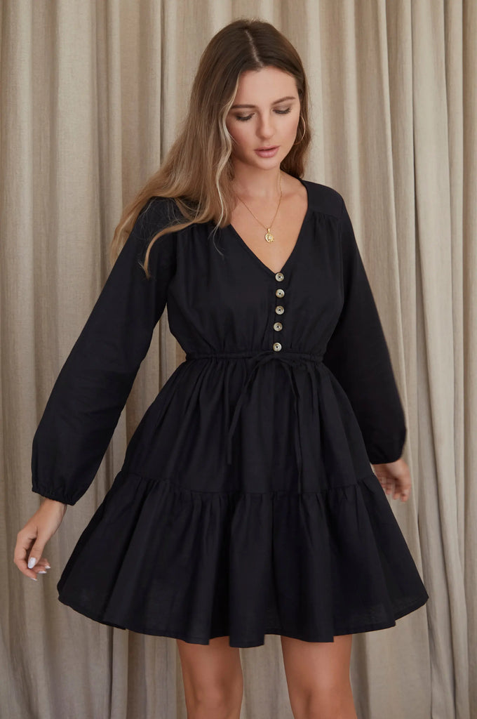 Positano Linen Mini Dress by Bali Lane Bali Lane