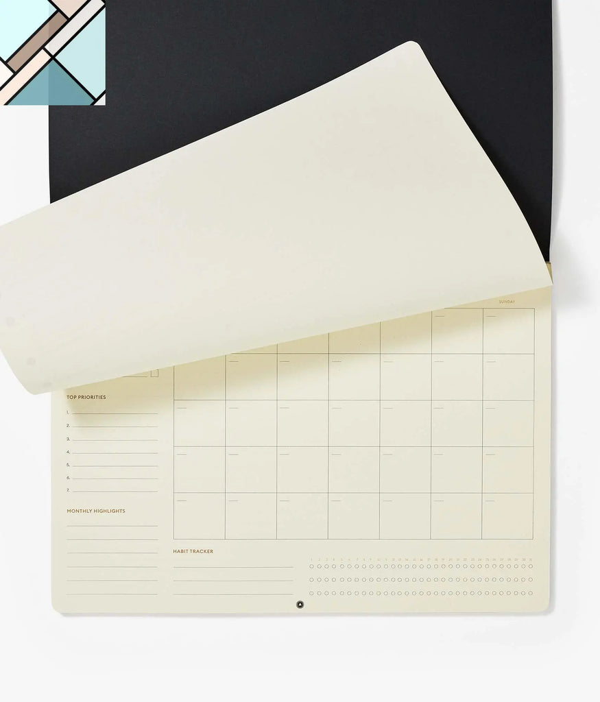 Productivity Monthly Desk Pad by Intelligent Change INTELLIGENT CHANGE