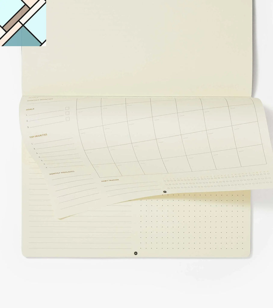 Productivity Monthly Desk Pad by Intelligent Change INTELLIGENT CHANGE