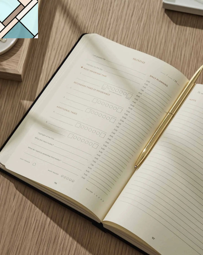 Productivity Planner - Black by Intelligent Change INTELLIGENT CHANGE