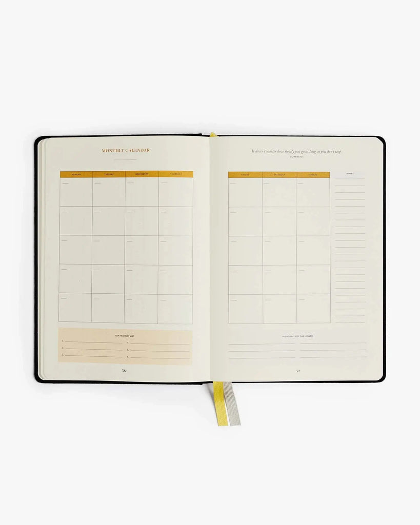 Productivity Planner - Black by Intelligent Change INTELLIGENT CHANGE