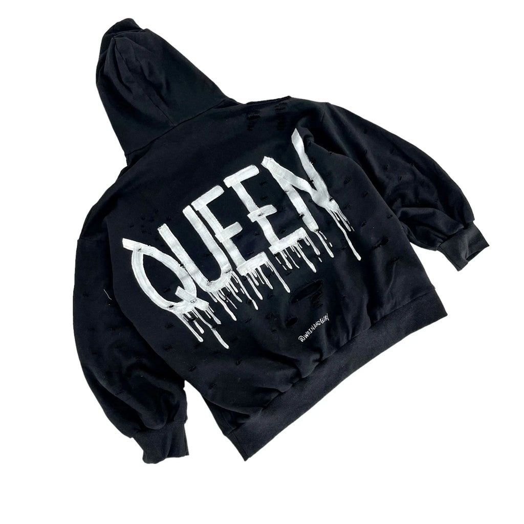 'Queen' Painted Hoodie by Wren + Glory Wren + Glory