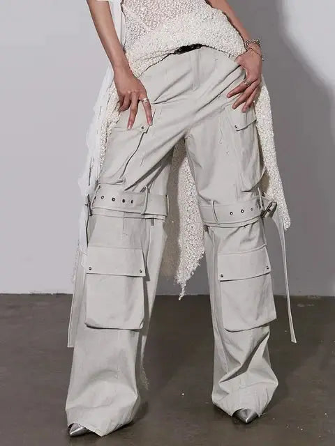 Radat Buckle Cargo Pants by Marigold Shadows Marigold Shadows