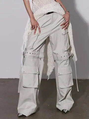 Radat Buckle Cargo Pants by Marigold Shadows Marigold Shadows