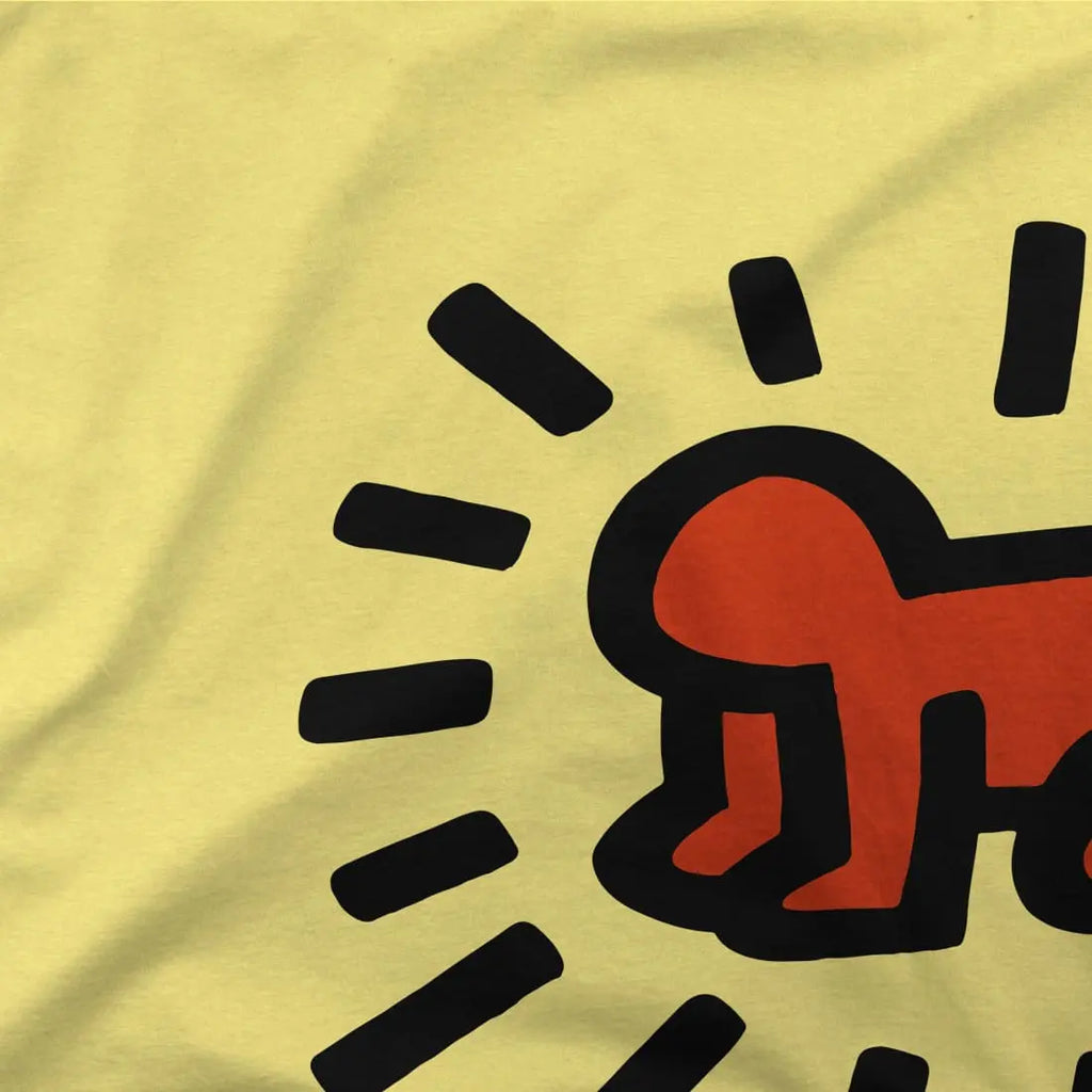 Radiant Baby Icon, 1990 Street Art T-Shirt by Art-O-Rama Shop ART-O-RAMA-SHOP