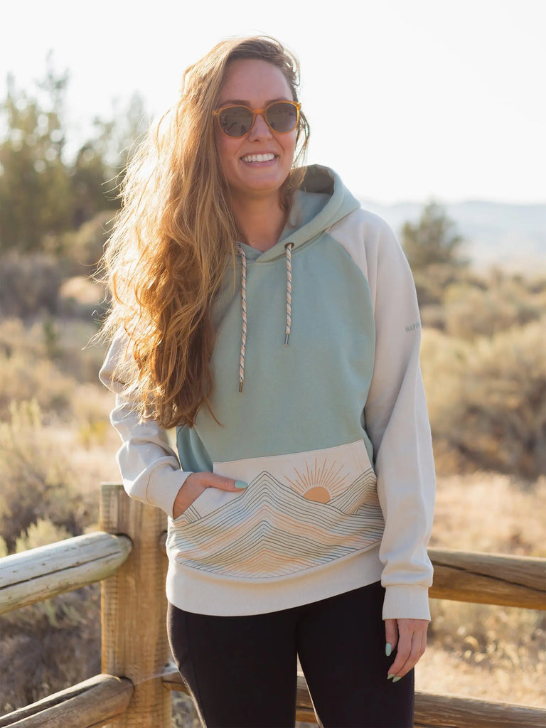 Rainbow Mountains Hoodie by Happy Earth Happy Earth