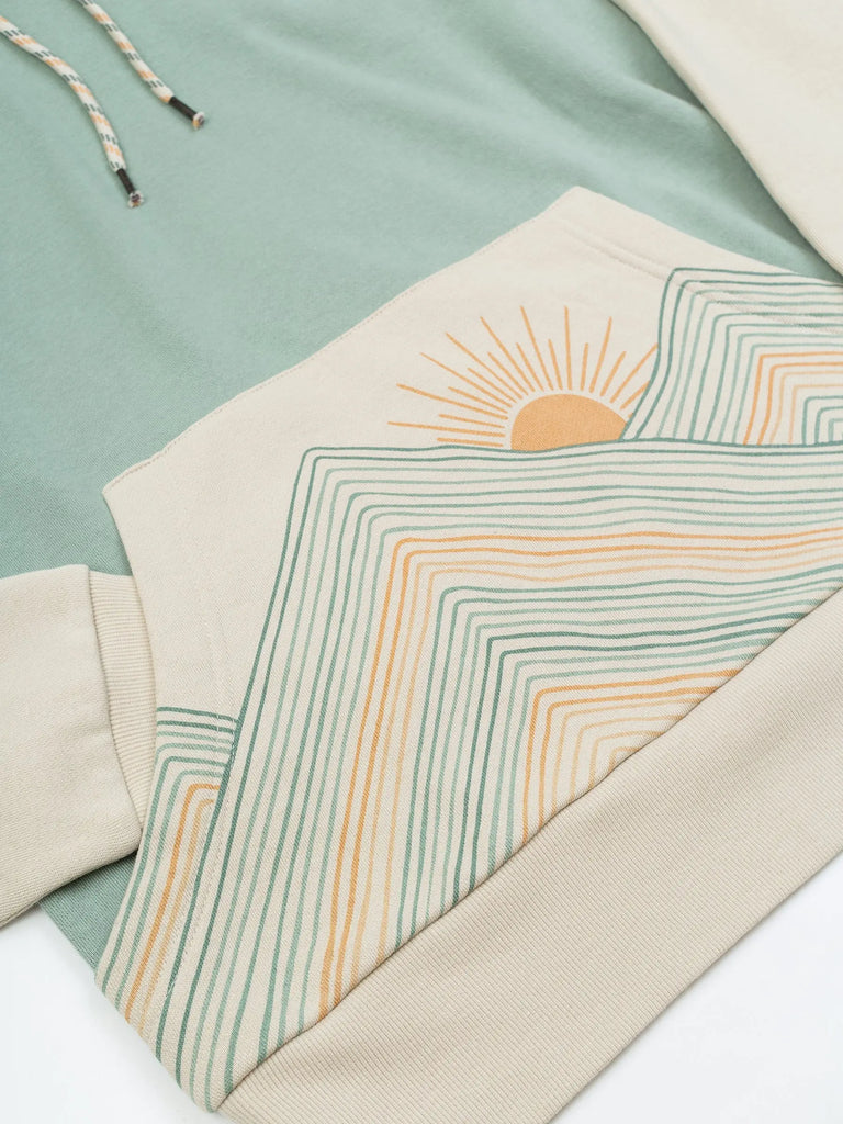 Rainbow Mountains Hoodie by Happy Earth Happy Earth