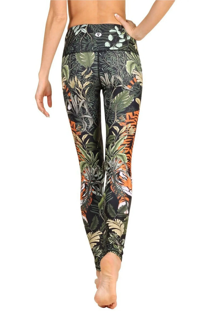 Rawr Talent Printed Yoga Leggings by Yoga Democracy Yoga Democracy