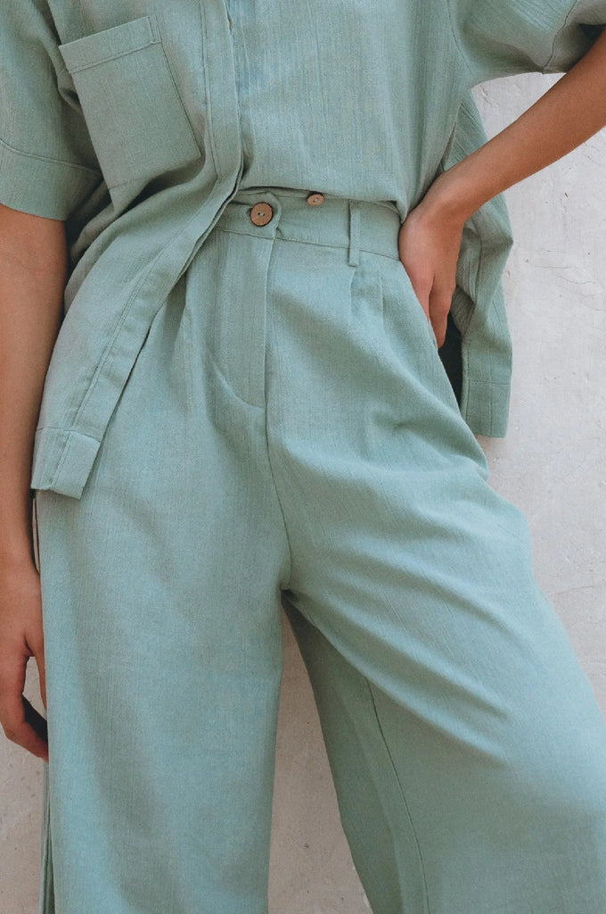 Raya Wide Leg Linen Pants by Bali Lane Bali Lane