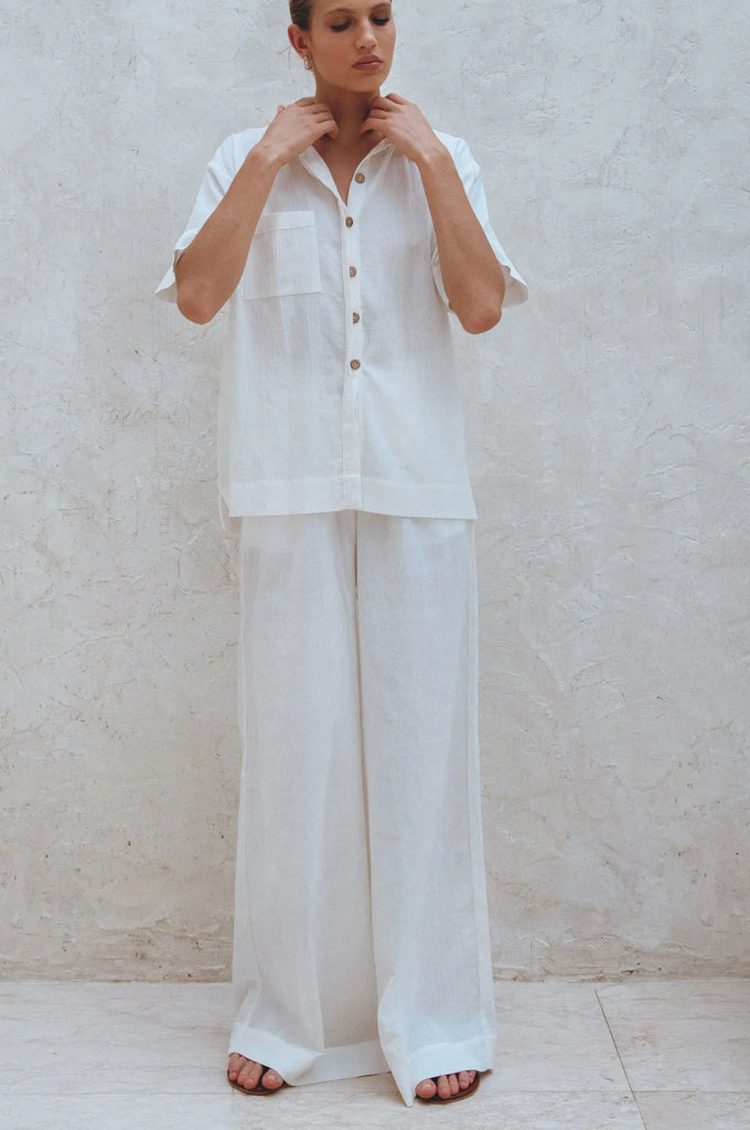 Raya Wide Leg Linen Pants by Bali Lane Bali Lane