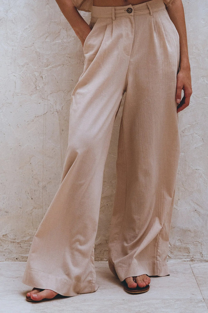 Raya Wide Leg Linen Pants by Bali Lane Bali Lane