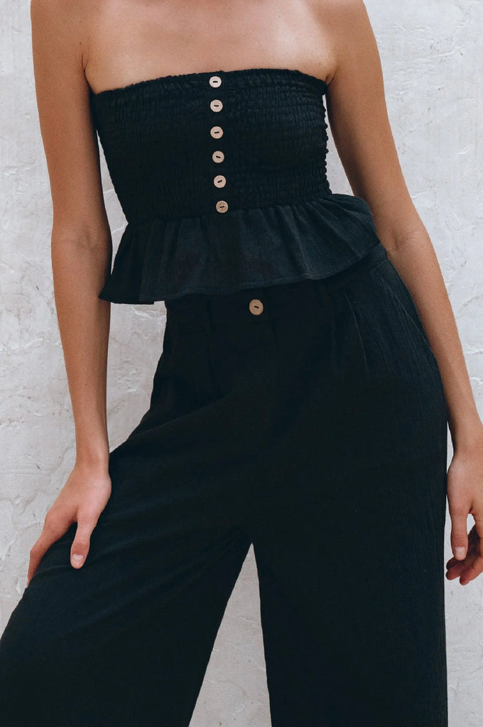 Raya Wide Leg Linen Pants by Bali Lane Bali Lane