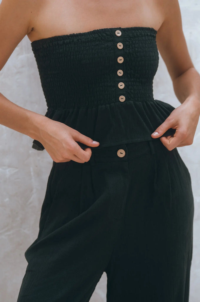 Raya Wide Leg Linen Pants by Bali Lane Bali Lane