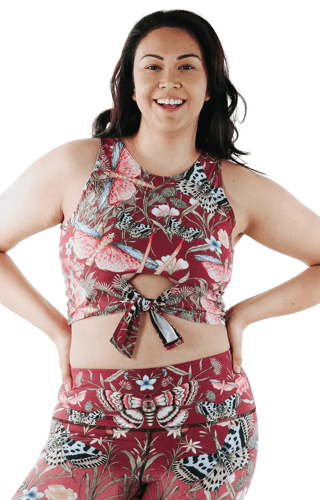 Ready or Knot Tank - Pretty In Pink by Yoga Democracy Yoga Democracy