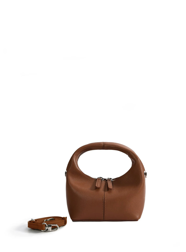 Rebecca Small Cutie Leather Bag, Caramel by Bob Oré BOB ORE