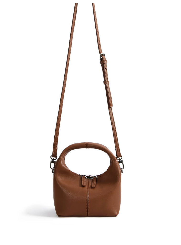 Rebecca Small Cutie Leather Bag, Caramel by Bob Oré BOB ORE