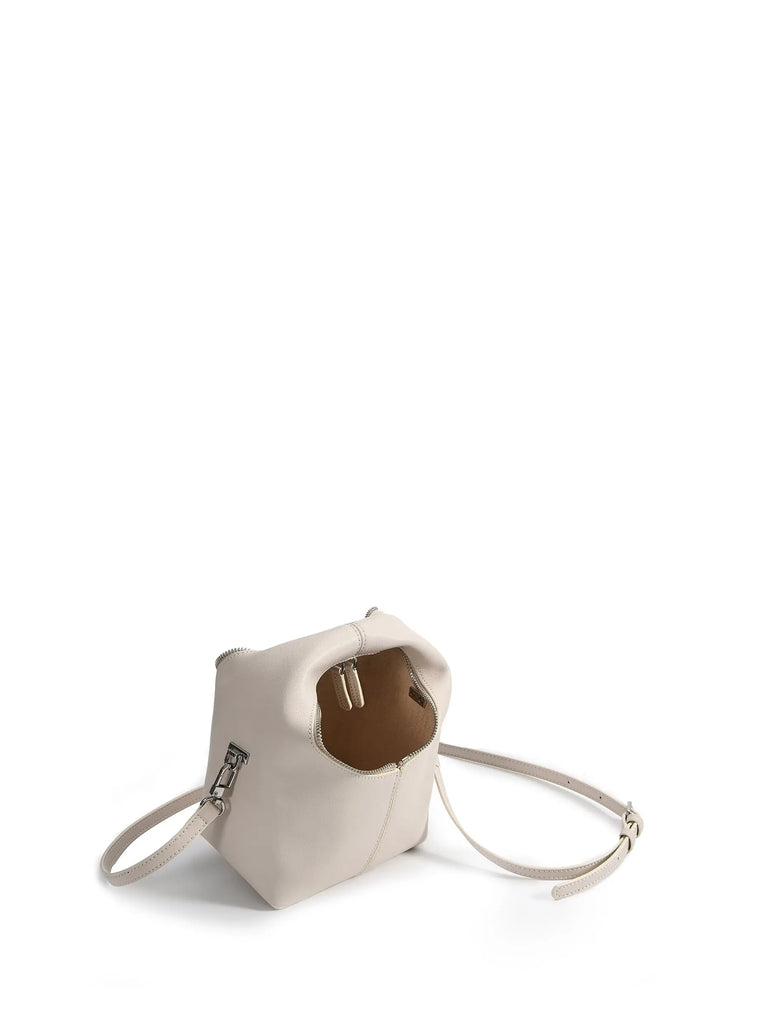 Rebecca Small Cutie Leather Bag, White by Bob Oré BOB ORE