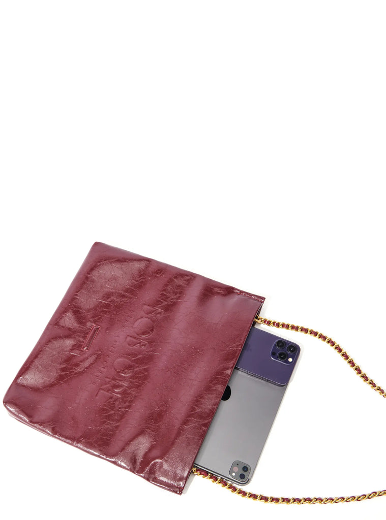 Rei Leather Bag, Red Wine by Bob Oré BOB ORE